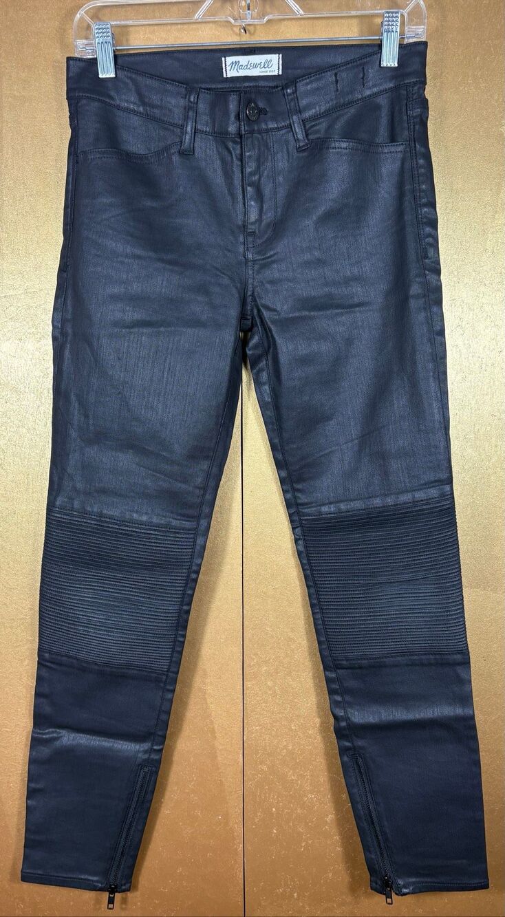 Madewell Skinny Skinny coated motto jeans size 28
